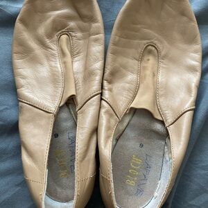 Tan Leather Jazz Dance Shoes
